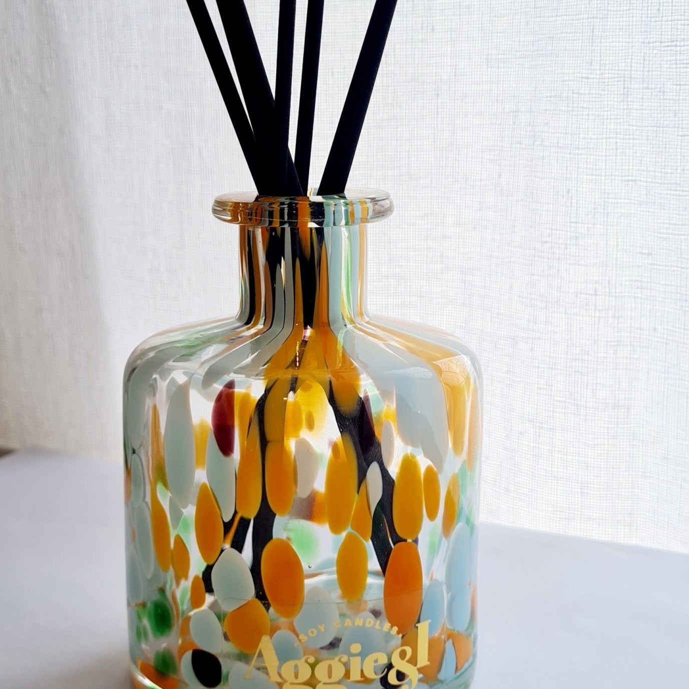 Citrus Reed Diffuser Jar - Aggie & I Soy Candles