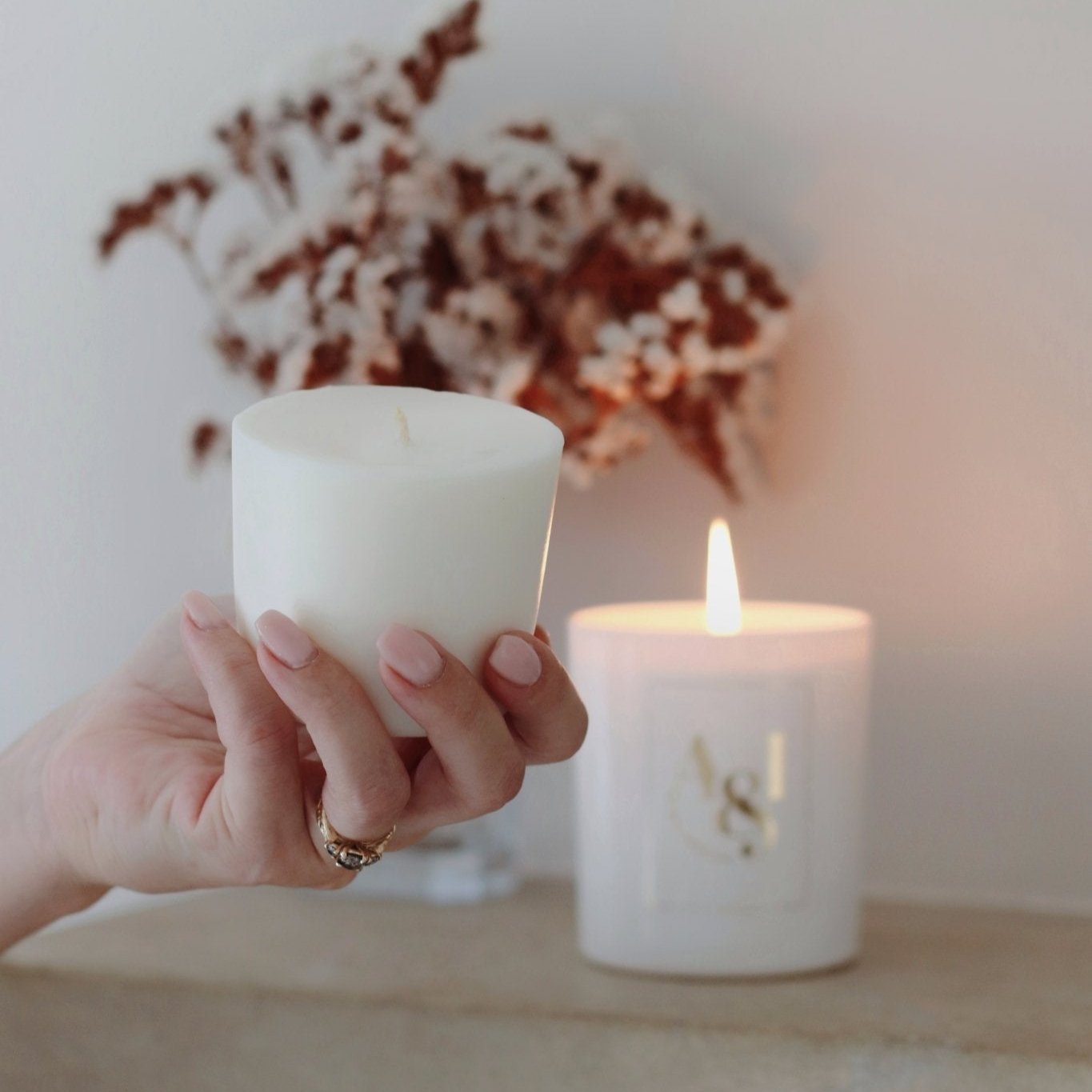 Coconut & Lime Candle Refill - Aggie & I Soy Candles