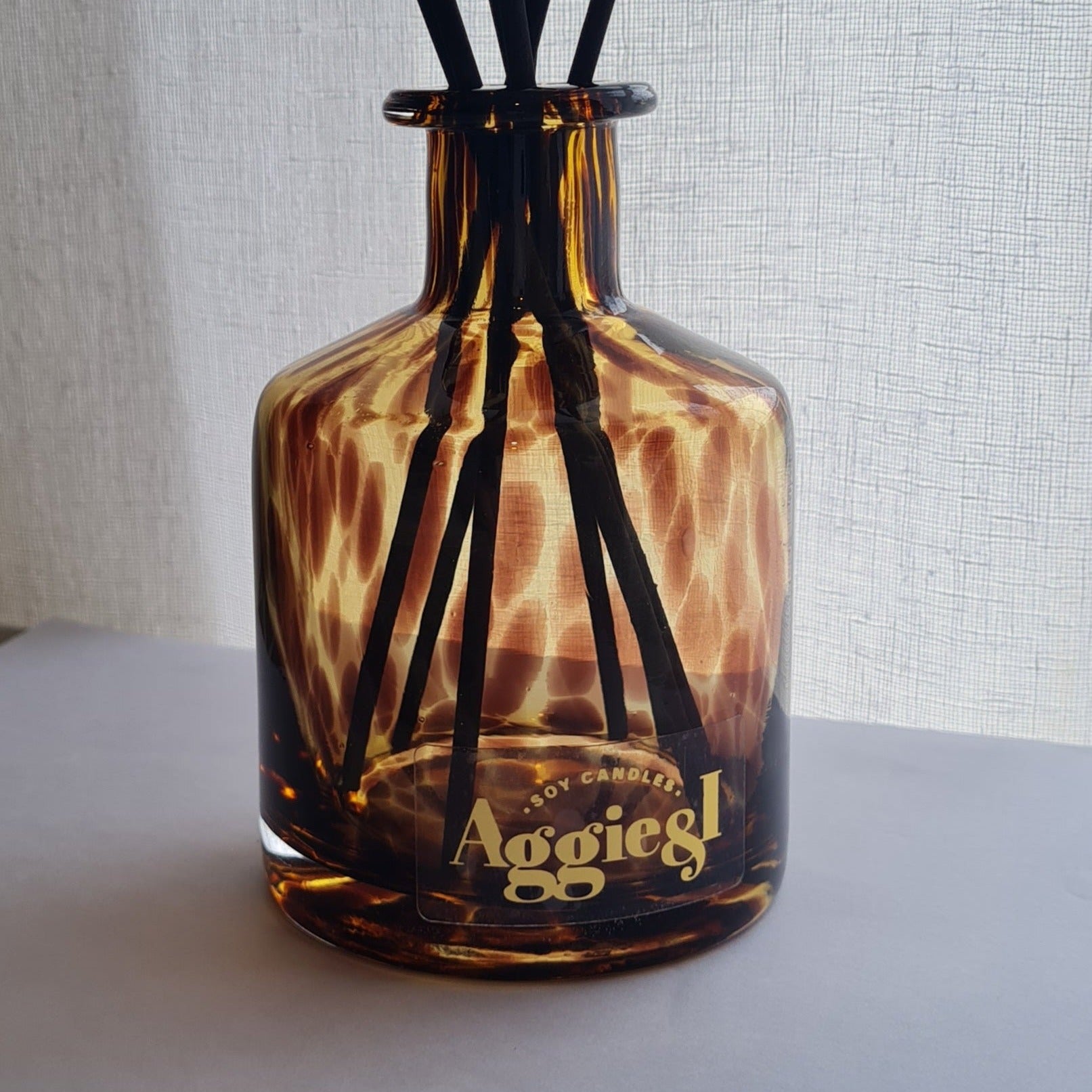 Tortoiseshell Diffuser Jar - Aggie & I Soy Candles