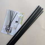 XL Luxury Black Reed Diffuser Reeds For XL Diffuser Bottles (Pack of 8) - Aggie & I Soy Candles